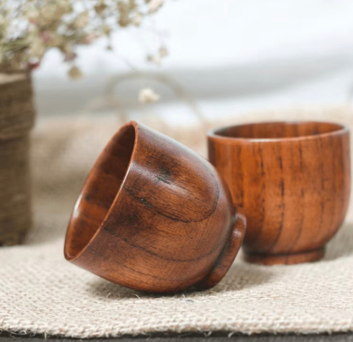 Handcrafted Natural Wooden Shot Glass